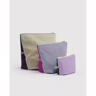 Baggu Go Pouch Set- Lagoon Mix
