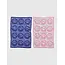Baggu Hand Towel Set of 2- Happy Pink Blue