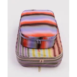 Baggu Large Packing Cube Set- Gradient Stripes