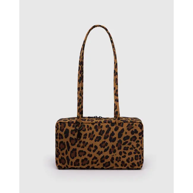 Baggu Nylon Bowler Bag- Leopard