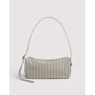 Baggu Nylon Loaf Bag- Sage Stripe