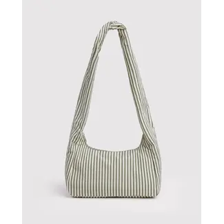 Baggu Nylon Meringue Bag- Sage Stripe