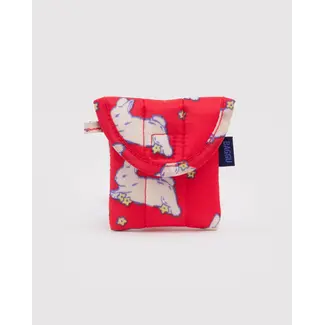 Baggu Puffy Earbuds Case- Bunnies