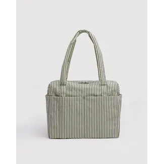 Baggu Small Cloud Carry-On- Sage Stripe