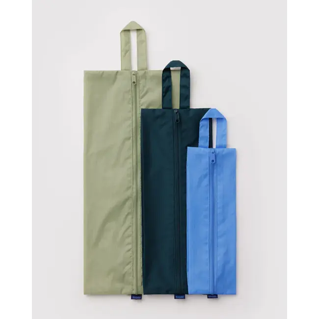 Baggu 3D Zip Set- Lagoon Mix