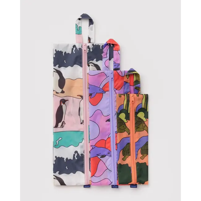 Baggu 3D Zip Set- Vacation Animals