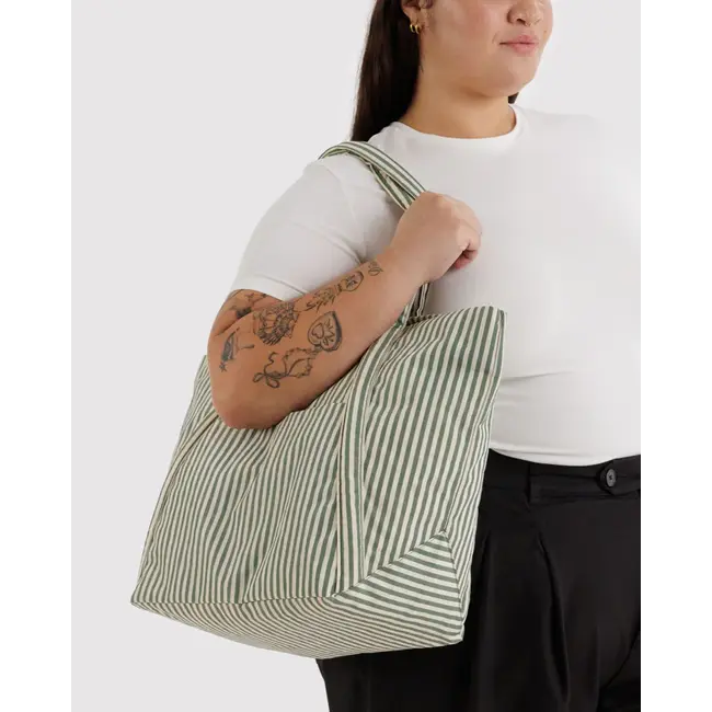 Baggu Cloud Bag- Sage Stripe