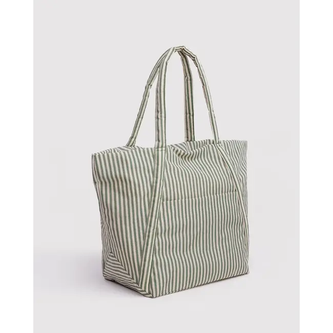Baggu Cloud Bag- Sage Stripe