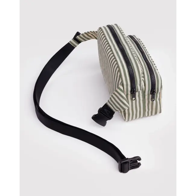 Baggu Fanny Pack- Sage Stripe