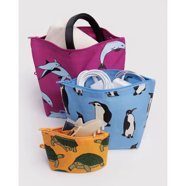Baggu Go Pouch Set- Vacation Animals