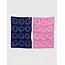 Baggu Hand Towel Set of 2- Happy Pink Blue