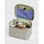 Baggu Large Cosmetic Case- Sage Stripe