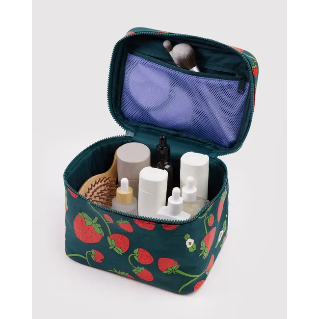 Baggu Large Cosmetic Case- Strawberry Blossom