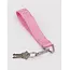 Baggu Logo Keychain- Pink Happy