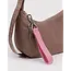 Baggu Logo Keychain- Pink Happy