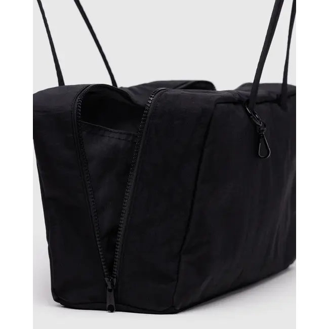 Baggu Medium Nylon Bowler Bag- Black