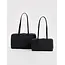 Baggu Medium Nylon Bowler Bag- Black