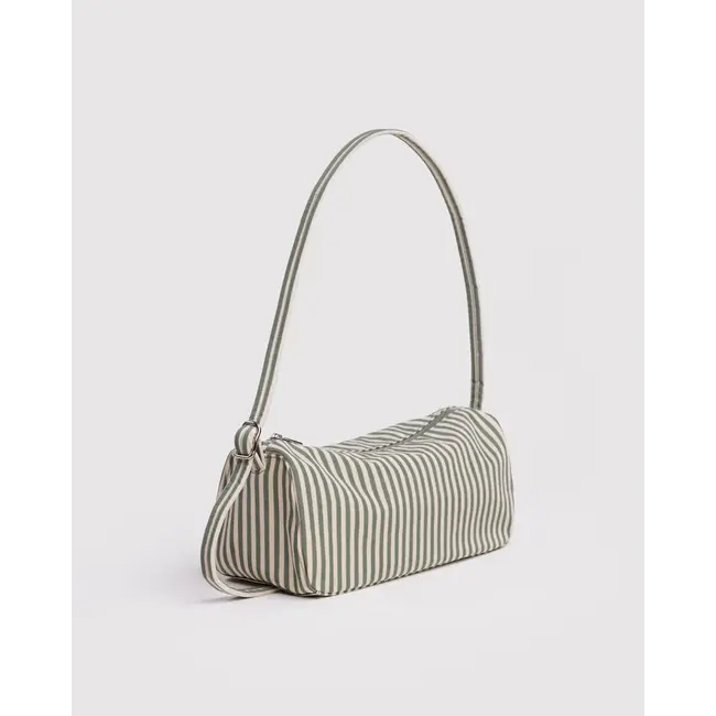Baggu Nylon Loaf Bag- Sage Stripe