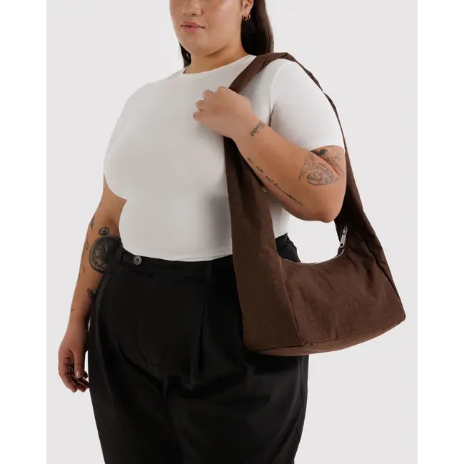 Baggu Nylon Meringue Bag- Coffee