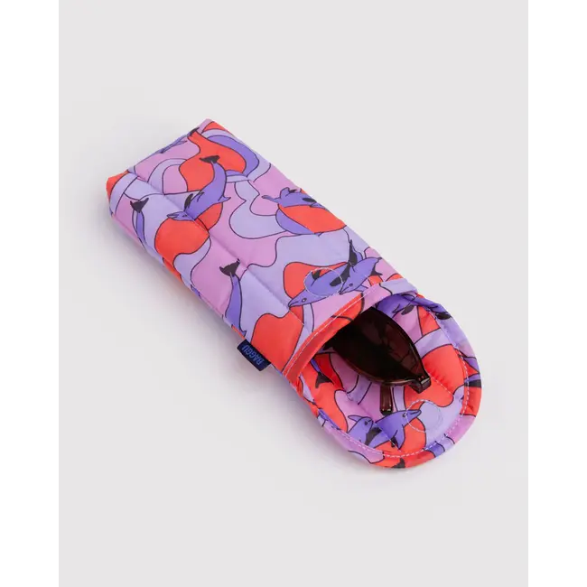 Baggu Puffy Glasses Sleeve- Dolphins