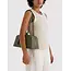 Baggu Recycled Leather Bowler Bag- Loden