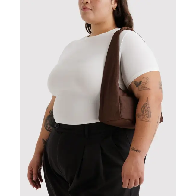 Baggu Small Nylon Meringue Bag- Coffee