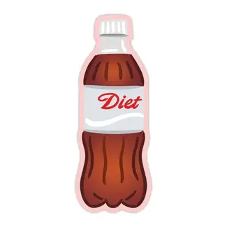 Bloomwolf Studio Diet Soda Sticker
