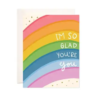 Bloomwolf Studio Glad You're You Card