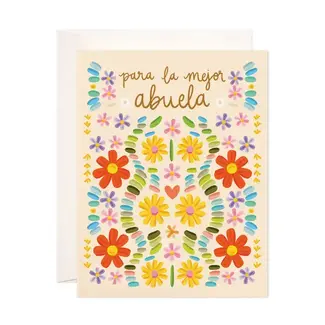 Bloomwolf Studio Mejor Abuela Card