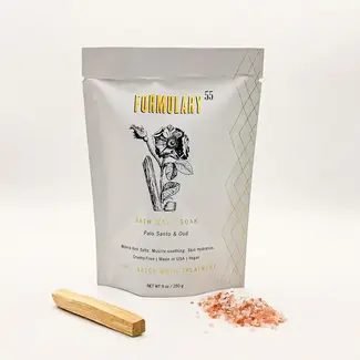 Formulary 55 Bath Salt Soak- Palo Santo & Oud