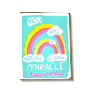 Wolf and Wren Press Miracle Double Rainbow Card