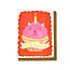 Wolf and Wren Press Kitty Cupcake Birthday Card