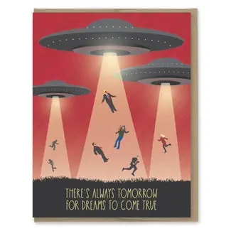 Always Tomorrow UFO Invasion Card