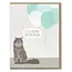 Cat Hairball Birthday Card