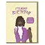 Prince Poodle Birthday Card