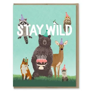 Stay Wild Birthday Card