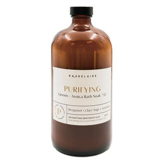 Baudelaire Purifying– Epsom + Arnica Soak 40 oz