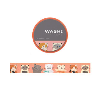 Girl of All Work Washi Tape- Cats