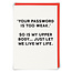 Redback Cards Password