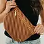 Pretty Simple Diagonal Woven Westlyn Bum Bag- Two Tone Browns