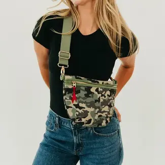 Pretty Simple Callahan Canvas Bum Bag- Camo