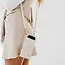 Pretty Simple Woven Double Duty Phone Bag- Cream
