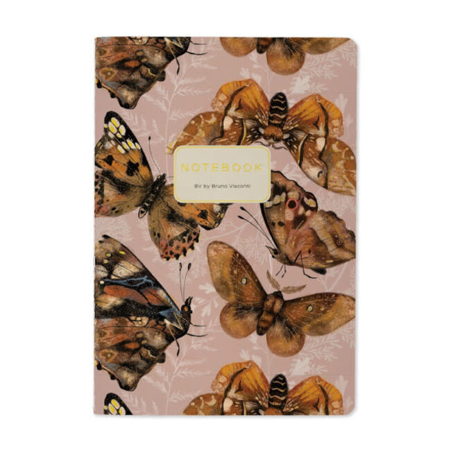 Bruno Visconti Notebook- Butterflies on Blush