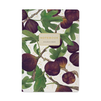 Bruno Visconti Notebook- Figs on White
