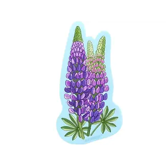 Noteworthy Paper and Press Lupine Sticker