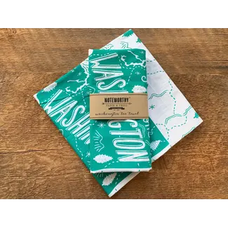 Noteworthy Paper and Press Washington Tea Towel