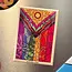 YAMZ: World of Color Flower Pride Flag Magnet