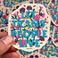 YAMZ: World of Color Let Trans People Live Sticker
