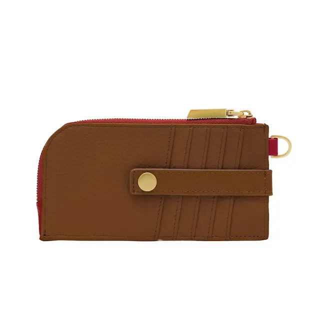 Hammitt 210 East-Mahogany Pebble-BG-Red Zip
