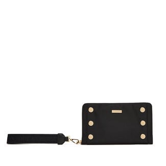 Hammitt Bryant Wallet-Black Nylon Cargo-G-Red Zip